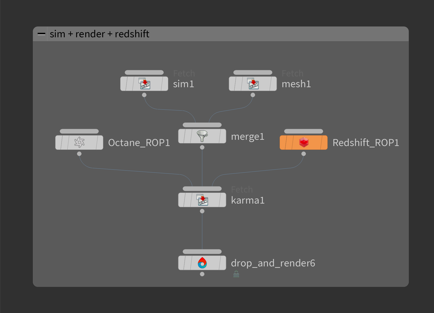 Houdini render farm full render example
