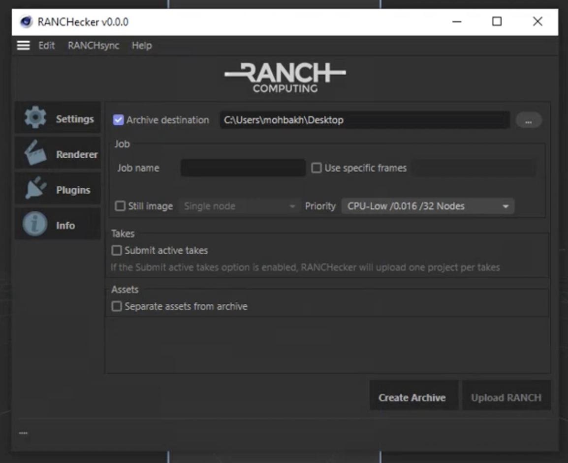 Ranch Computing Cinema 4D Plugin